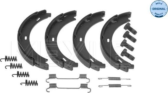 Meyle 014 042 0202 - Комплект гальмівних колодок, стоянкове гальмо autodetail.com.ua