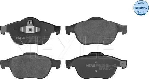 Meyle 025 245 3618 - Комплект гальмівних накладок, дискове гальмо autodetail.com.ua