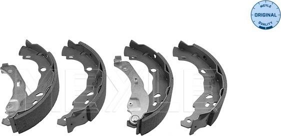 Meyle 16-14 533 0001 - Комплект гальмівних колодок autodetail.com.ua