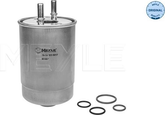 Meyle 16-14 323 0017 - Фільтр палива autodetail.com.ua