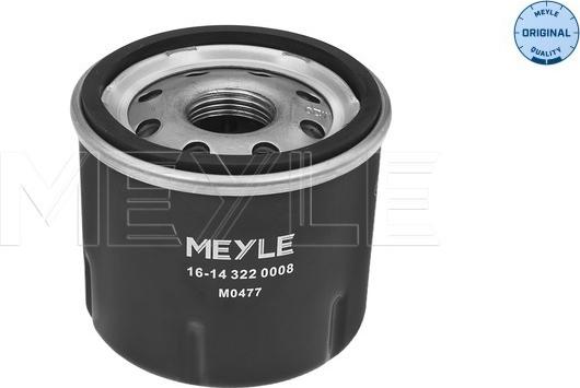 Meyle 16-14 322 0008 - Оливний фільтр autodetail.com.ua
