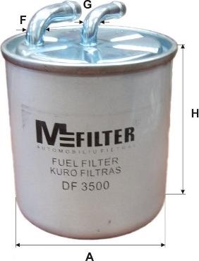 Mfilter DF 3500 - Фільтр палива autodetail.com.ua