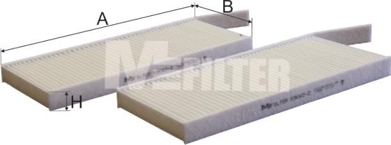 Mfilter K 9042-2 - Фільтр, повітря у салоні autodetail.com.ua