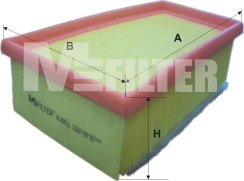 Mfilter K 461 - Повітряний фільтр autodetail.com.ua