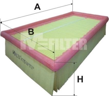 Mfilter K 775 - Повітряний фільтр autodetail.com.ua