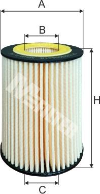 Mfilter TE 601 - Оливний фільтр autodetail.com.ua