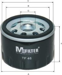 Mfilter TF 46 - Оливний фільтр autodetail.com.ua
