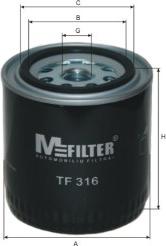Mfilter TF 316 - Оливний фільтр autodetail.com.ua