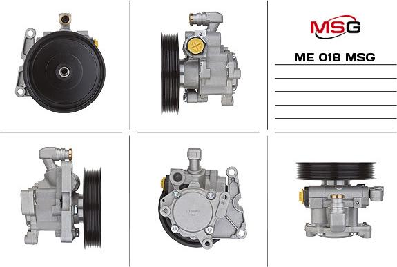 MSG ME 018 - Гідравлічний насос, механізм рульового керування autodetail.com.ua