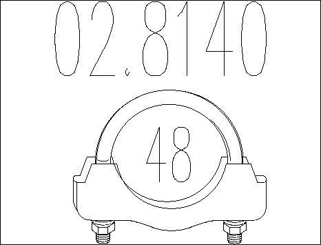MTS 02.8140 - Фітинг, система відведення ВГ autodetail.com.ua