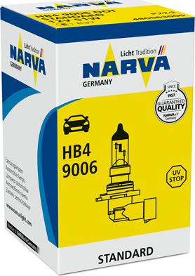 Narva 480063000 - Лампа розжарювання, фара дальнього світла autodetail.com.ua