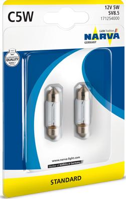 Narva 17125 4000 - Лампа розжарювання, ліхтар номерного знака autodetail.com.ua