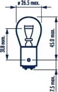 Narva 17925 - Лампа розжарювання autodetail.com.ua