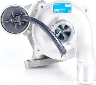 Nissens 93078 - Компресор, наддування autodetail.com.ua