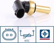 Nissens 207046 - Датчик, температура охолоджувальної рідини autodetail.com.ua