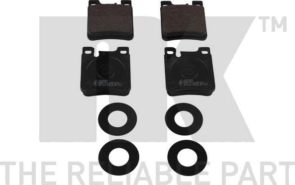 NK 223323 - Комплект гальмівних накладок, дискове гальмо autodetail.com.ua