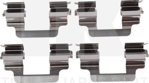 NK 7947610 - Комплект приладдя, накладка дискового гальма autodetail.com.ua