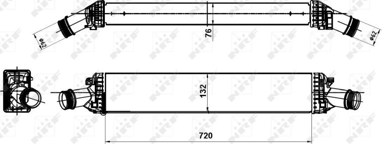 NRF 30189 - Охолоджувач наддувального повітря autodetail.com.ua