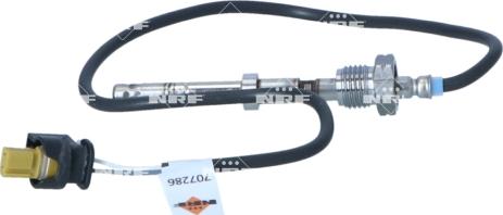 NRF 707286 - Датчик, температура відпрацьованих газів autodetail.com.ua