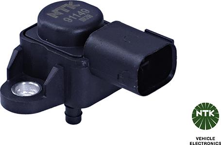 NTK 91149 - Датчик, тиск впускної труби autodetail.com.ua
