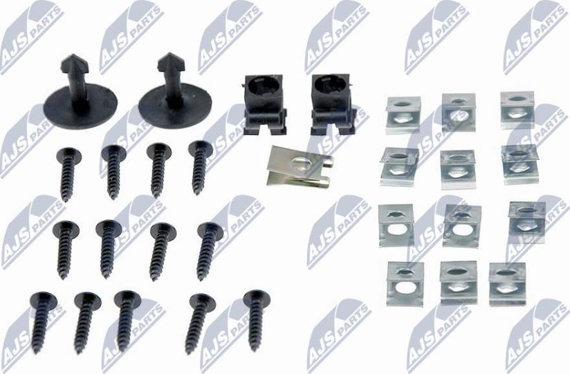 NTY EZC-AU-035 - Комплект затискачів, кузов autodetail.com.ua