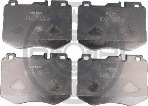 Optimal BP-12728 - Комплект гальмівних накладок, дискове гальмо autodetail.com.ua