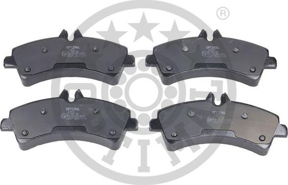 Optimal BP-12472 - Комплект гальмівних накладок, дискове гальмо autodetail.com.ua