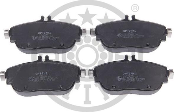 Optimal BP-12609 - Комплект гальмівних накладок, дискове гальмо autodetail.com.ua