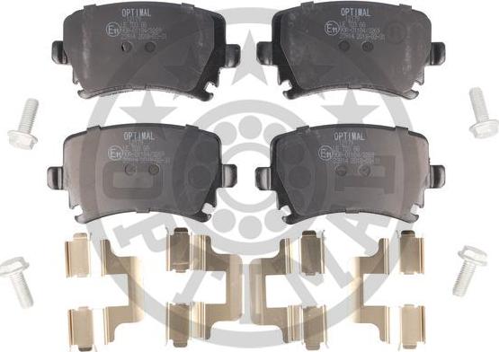 Optimal BP-12179 - Комплект гальмівних накладок, дискове гальмо autodetail.com.ua
