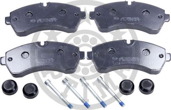 Optimal BP-12296 - Комплект гальмівних накладок, дискове гальмо autodetail.com.ua