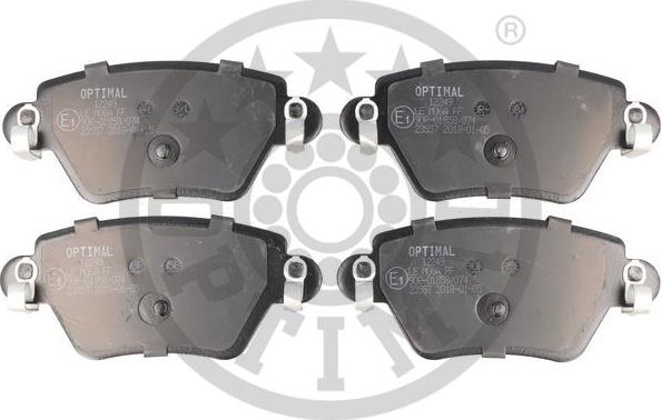 Optimal BP-12249 - Комплект гальмівних накладок, дискове гальмо autodetail.com.ua