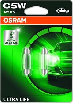 Osram 6418ULT-02B - Лампа розжарювання, ліхтар номерного знака autodetail.com.ua