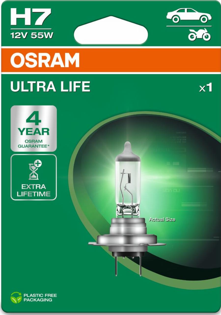 Osram 64210ULT-1BL - Лампа розжарювання, фара дальнього світла autodetail.com.ua