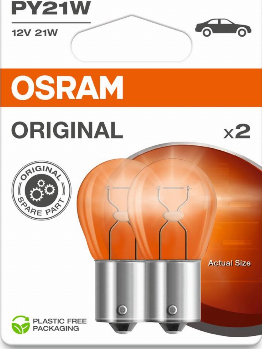 Osram 7507-2BL - Лампа розжарювання, вказівник повороту autodetail.com.ua