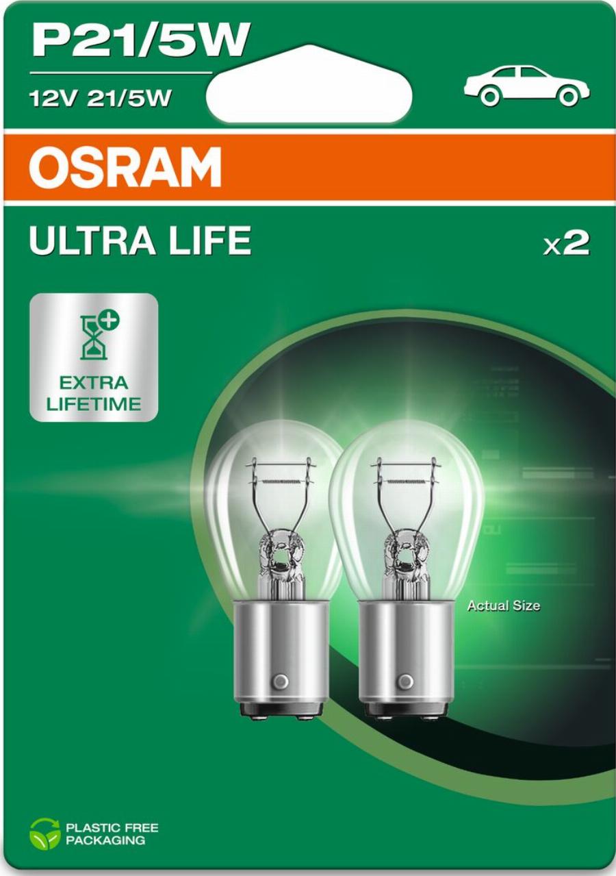 Osram 7528ULT-2BL - Лампа розжарювання, вказівник повороту autodetail.com.ua