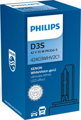 PHILIPS 42403WHV2C1 - Лампа розжарювання, фара дальнього світла autodetail.com.ua