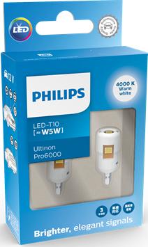 PHILIPS 11961WU60X2 - Лампа розжарювання, світильник салону autodetail.com.ua