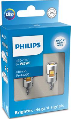 PHILIPS 11961WU60X2 - Лампа розжарювання, світильник салону autodetail.com.ua