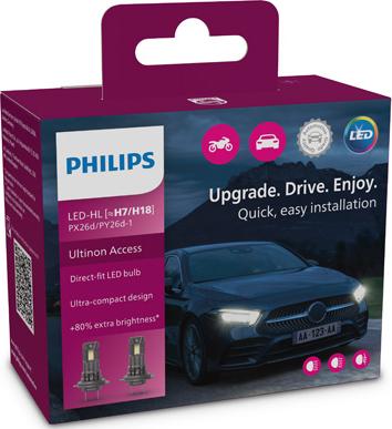 PHILIPS 11972U2500CX - Лампа розжарювання, фара дальнього світла autodetail.com.ua