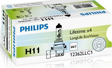 PHILIPS 12362LLECOC1 - Лампа розжарювання, фара дальнього світла autodetail.com.ua
