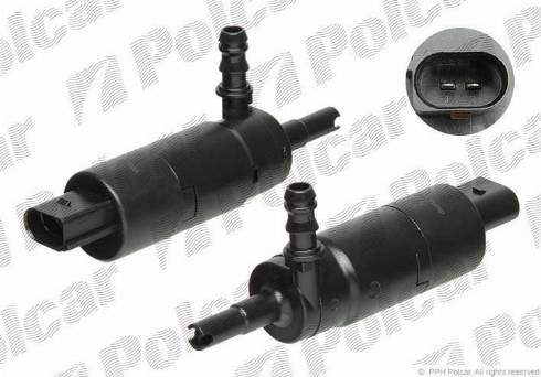 Polcar 9555PS-1 - Насос подачі води для миття, система очищення фар autodetail.com.ua