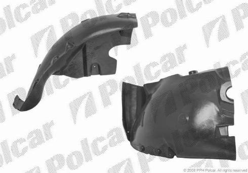 Polcar 5065FL-1 - Обшивка, колісна ніша autodetail.com.ua