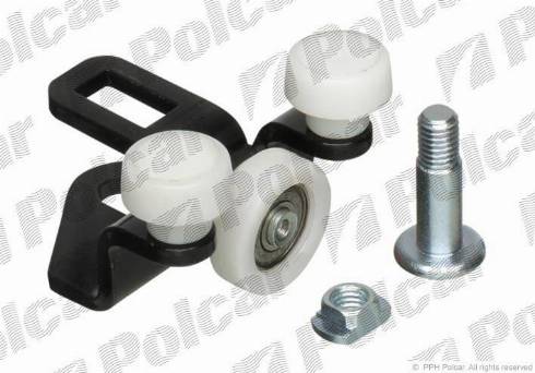 Polcar 5065Z-70 - Роликова напрямна, розсувні двері autodetail.com.ua
