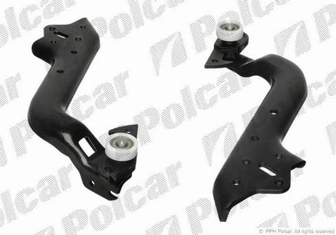Polcar 5065Z-72 - Роликова напрямна, розсувні двері autodetail.com.ua