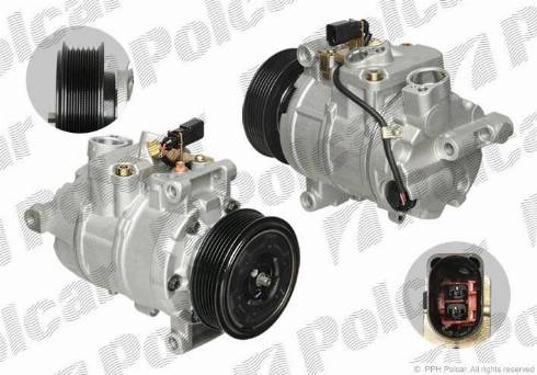 Polcar 1335KS-1 - Компресор, система кондиціонування повітря autodetail.com.ua