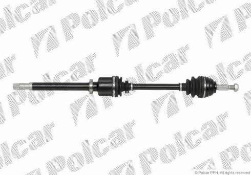 Polcar T49218 - Приводний вал autodetail.com.ua