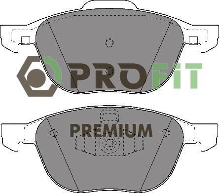 Profit 5005-1594 - Комплект гальмівних накладок, дискове гальмо autodetail.com.ua