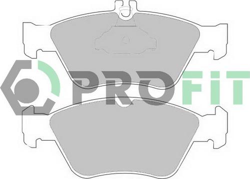 Profit 5000-1049 - Комплект гальмівних накладок, дискове гальмо autodetail.com.ua