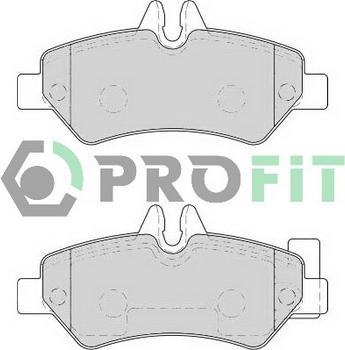 Profit 5000-1780 - Комплект гальмівних накладок, дискове гальмо autodetail.com.ua