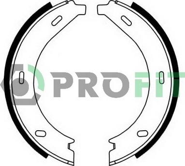 Profit 5001-0536 - Комплект гальмівних колодок autodetail.com.ua
